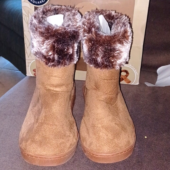 Memory Foam slipper boots - Picture 1 of 2